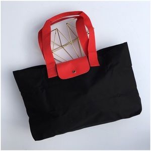 Lancome Red & Black Tote